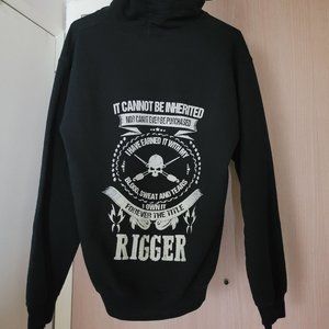 GENTLY USED, RIGGERS HOODIE, SMALL!!!